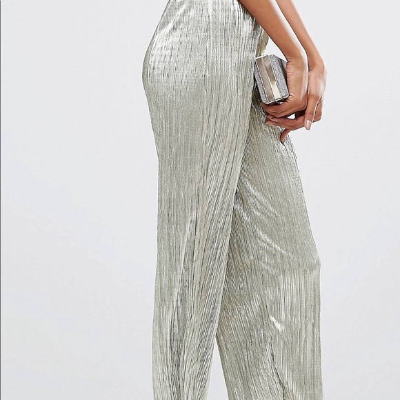 ASOS Curve Pants - Gold metallic pant